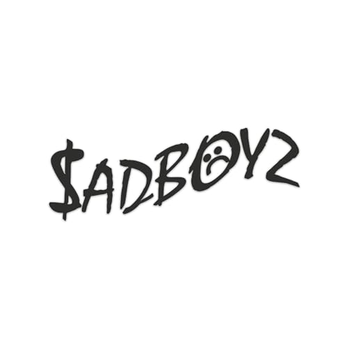 Image of Edward stickers for Everyone Sticker SADBOYZ Broken 5'' Decal for Car Truck Bumper Laptop Vinyl Window Wall US (Black)