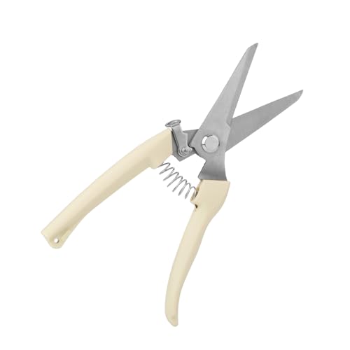 PEUTIER Recortadora de Pezuñas de Cabra, Herramienta Corte Pezuñas de Acero Inoxidable con Tijeras de Resorte para Pezuñas Cortauñas de Oveja para Cerdos, Caballos y Ganado