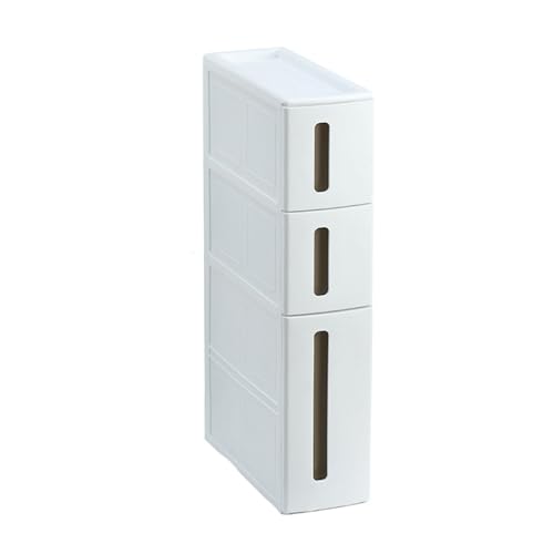 Meuble de rangement 3 niveaux compact pour optimiser les petites salles de bain