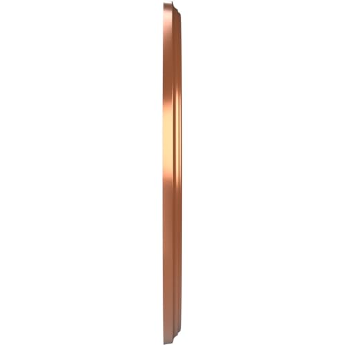 Image of Ekena Millwork CMP16BEBCO Berkshire Thermoformed PVC Ceiling Medallion (Fits Canopies up to 7 inch), 16 inchOD x 3 1 /2 inchID x 1 inchP, Bright Coat Copper