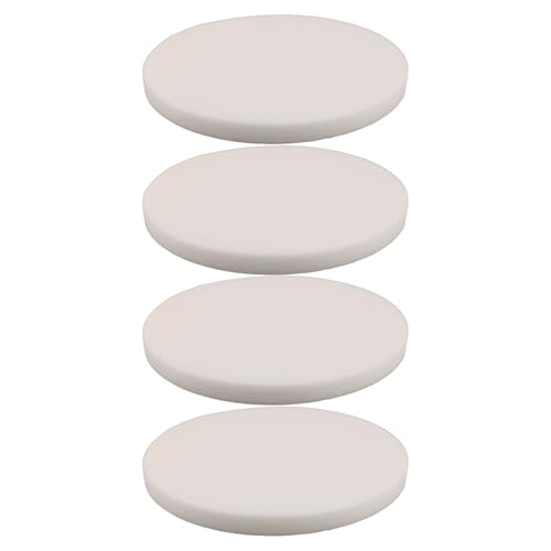 TEMPNAP 4 Piezas de Inserto de Cojín Redondo de Espuma de Alta Densidad 34 Cm Diámetro y 2 Cm Grosor para Sillas de Comedor, Relleno para Cojines de Sofá y Acolchado para Asientos