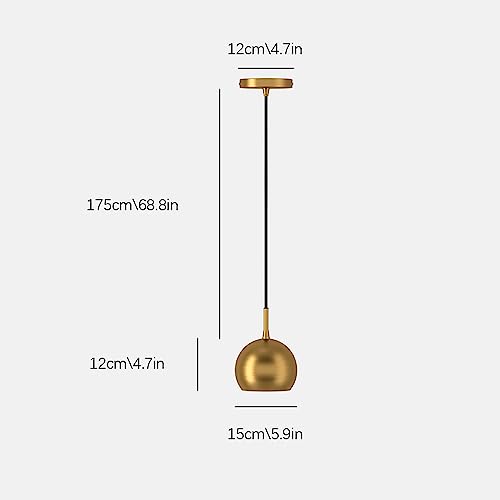Lampes à suspension minimalistes mod pour libérer l'espace