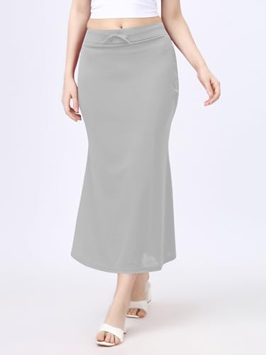 Image of Toochki Stretchable Saree Shapewear Petticoat for Women, Blended Cotton,Petticoat,Skirts for Women,Shape Wear Dress for Saree