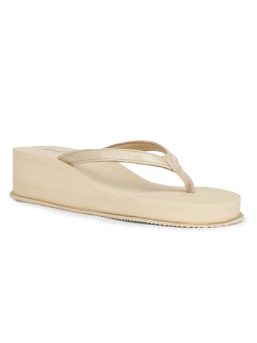 Image of Bata Women's Thong Flip-Flop Slippers - Comfortable, Trendy Casual Footwear for Everyday Wear in Stylish Design
