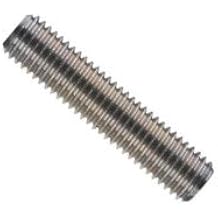 1" Stainless Steel Polished Right Hand 3/8"-24 Tap End Stud