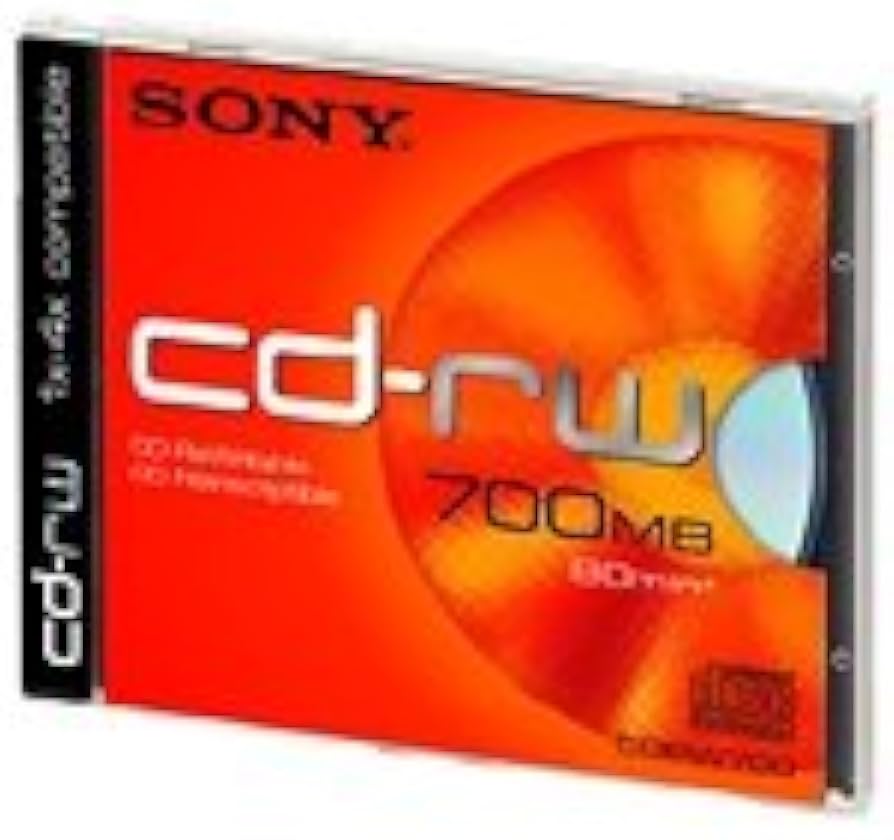 Amazon.com: 2x Cd - Rw Sony, Neu 700mb/mo/ 80 Min. Compact