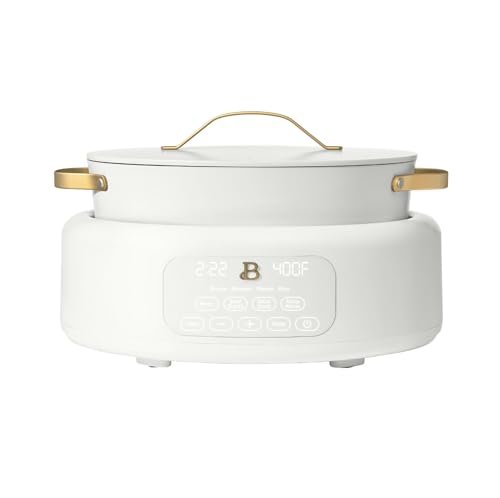 10 in 1 6 Qt Electric Multi-Cooker White Icing by...