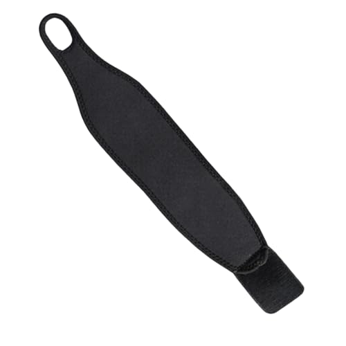 Outanaya Knitted Cotton Sports Wristband Black Protective Wristband for Basketball Running Fitness Moisture-Wicking Headband for Men Women