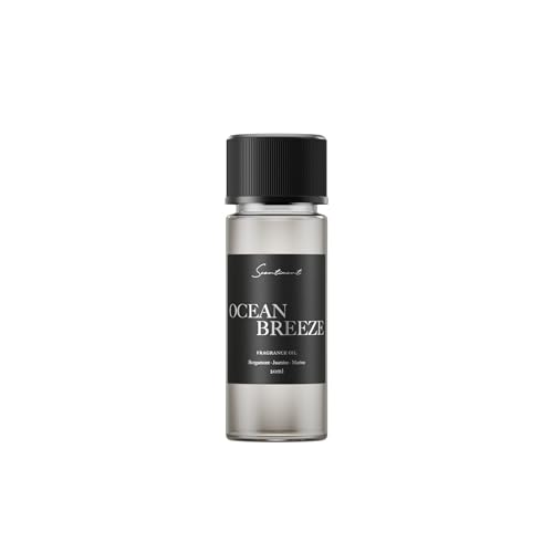 Scentiment Ocean Breeze Diffuser Oil - Premium Hotel Scent with Notes of Bergamot Lemon Jasmine with Marine & Amber Home Scent Hotel Fragrance Oil Diffuser Refill - 0.68 fl oz (20 mL)