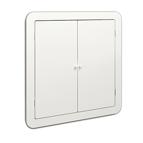 JINGSHIQIAOPL Panel de Acceso para Persianas Empotrado, Panel de Acceso Invisible a Pared, Cubre Radiadores para Calefactores de Tuberías, Válvulas y Sistemas Eléctricos, Blanco(50x80cm/20x32in)
