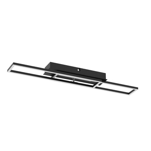 Briloner Plafoniera Led Frame Mid, 3.000 K, Nero - 4