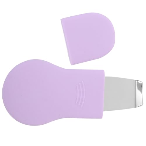 VINTORKY Espátula Facial Doble de Acero Inoxidable para Limpieza Profunda Piel, Herramienta Portátil para Eliminar Puntos Negros y Sebo, Raspador Multiusos para Cuidado Facial (Color