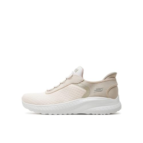 Skechers Damen Color BOBS Squad Chaos, Off White Mesh, 39.5 EU