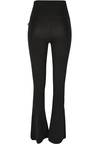 Urban Classics Damen Leggings aus Bio-Baumwolle, hoher Bund, enganliegend mit weitem Bein, Ladies Organic Stretch Jersey Bootcut Leggings, in 3 Farben, Größen XS - 5XL – Bild 4