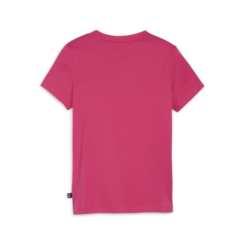 PUMA Kids Girls Essentials Logo Crew Neck Short Sleeve Casual Tops Casual - Pink2
