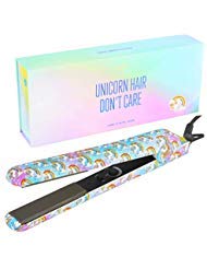 PYT Unicorn Pro Hair Straightener - Ceramic Flat Iron for Professional Styling. 150 W Power Output, Adjustable Temperature Suitable for All Hair Types. Straighten, Curl or Wave