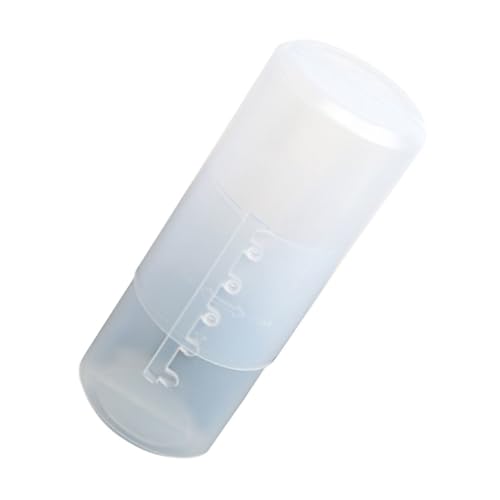 PartyKindom 1Pc Portable Makeup Brush Storage Pouch Travel Organizer for Cosmetics Brushes Dividable Design Items present for Friends Half Transparent Case