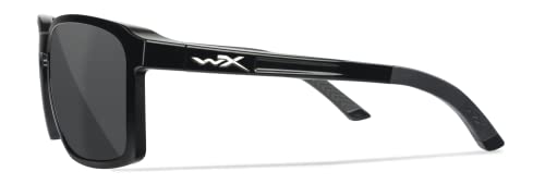Image of Wiley X WX Alfa Captivate Polarized Sunglasses, Safety Glasses for Men and Women, UV Eye Protection