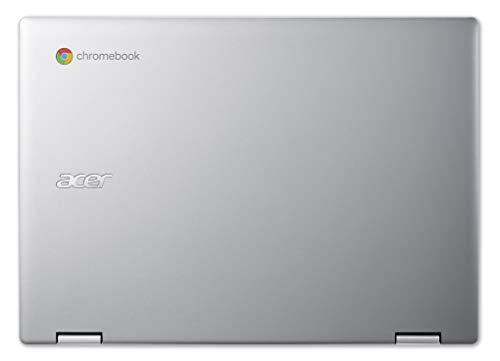 Image of Acer Convertible Chromebook Spin 311, 11.6 inch HD IPS Touch, MediaTek MT8183 Processor, 4GB RAM, 32GB eMMC, Chrome OS, Silver, CP311-3H-K4S1