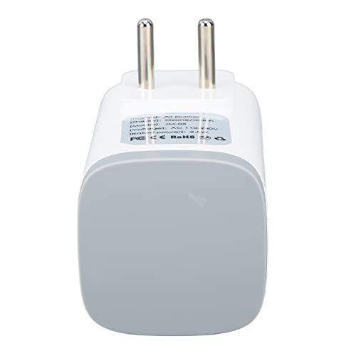 AMONIDA Negativ-Ionen-Luftfilter, Praktischer Haushalts-Geruchionisator aus Weißem ABS für Badezimmer (EU-Stecker)