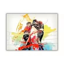 Toile de boxe MAIMANG 40x60cm affiche décorative sans cadre pour salle de ring - 3