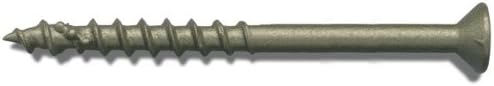 Fastap Plus DAC250SQ #9 x 2-1/2" Exterior Self Drilling Wood Screws with DuracoatXT - Square Drive Head 100 per Package