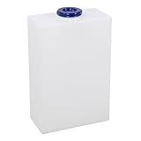 Luocute 12 Gallone RV Wassertank, 16,14 X 8,27 X 25,79 Zoll Ausgezeichnete Versiegelung Hochfestiger Stoßdämpfer Wasserspeicher, Geeignet für Anhänger -Wohnmobile -Boot Yacht