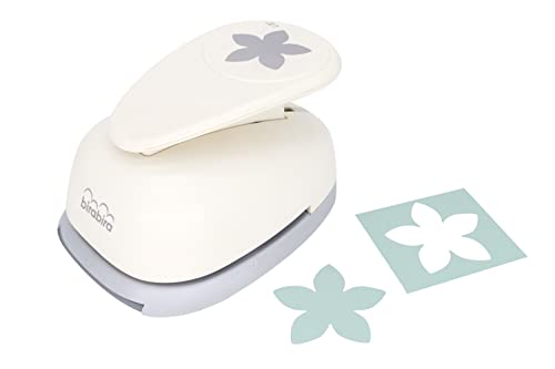 Bira Craft 2.5 inch Petal Lever Action Craft Punch Flower Punch for Paper Crafting Scrapbooking Cards Arts