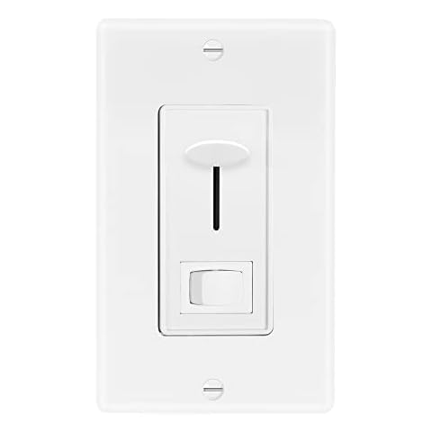 Maxxima LED Dimmer Switch with Wall Plate Cover