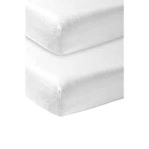 Meyco 565200 2-pack hoeslaken, juniorbed, wit