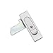 Zinc Alloy Flat Lock Commonly for Electrical Cabinet Distribution Box Door Industrial Equipment 1Pcs(No Lock)