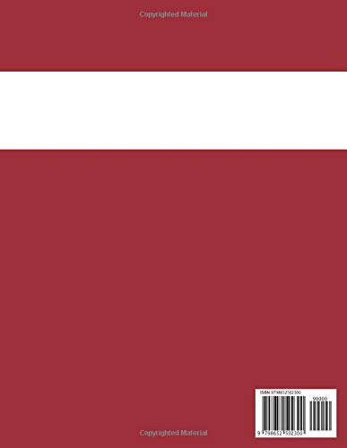 Latvian Notebook 150 Pages Practice Journal: College Ruled Language Learning Calligraphy Writing Practice Learning Composition Notebook - Image 2