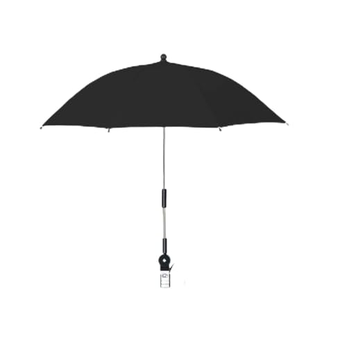 MAGAUSVZVK Sombrilla for Silla con Abrazadera, Universal, Ajustable, sombrilla for Silla de Playa, protección UV, sombrilla for cochecitos, sillas de Ruedas, sillas de Patio,
