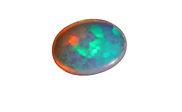 Cabochon d'opale éthiopienne naturelle pour remplacer une pierre de centre sur bague