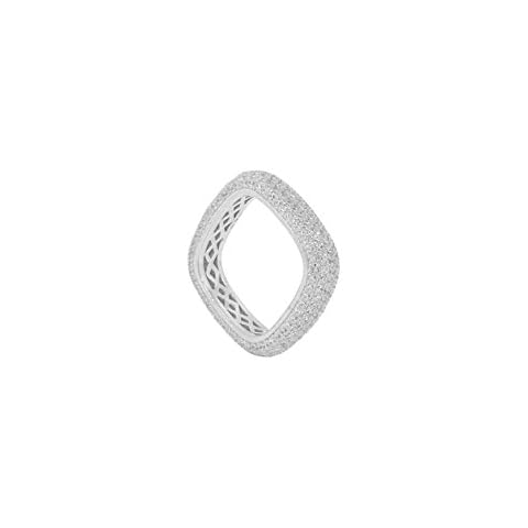 NYC Sterling Square Eternity Ring Cover