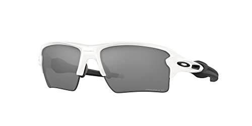 Oakley OO9188 Sunglasses Bundle: OO 9188 FLAK 2.0 XL 918881 Polished White and Medium Black leash Accessory kit