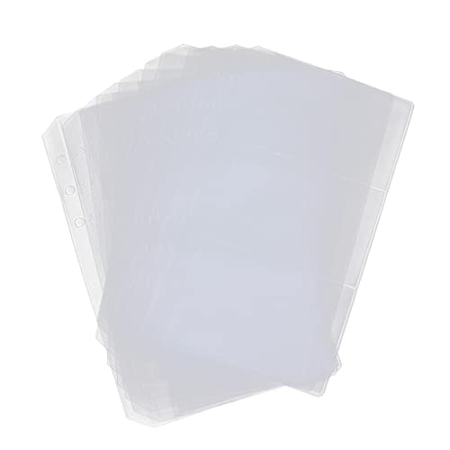 10 Bolsos Para Encadernação 6 Anéis Para Encadernação Protetoras De Plástico A6 A7 - A6 2