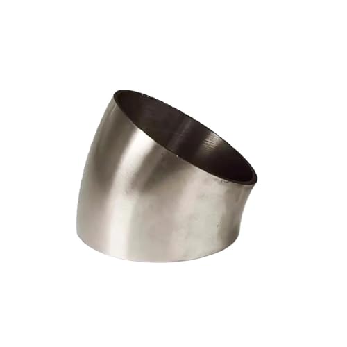 Coude inox 304 51mm pour aménagement d'atelier et évacuation sur mesure