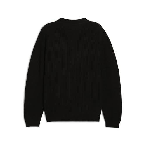 PUMA Mens Mmq V-Neck Cardigan Athletic Outerwear Casual Button Up - Black2