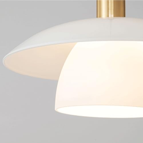 Suspension minimaliste nordique E27 en verre pour éclairage de café