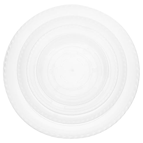 LALAFINA 4個 透明プラスチック製鉢受け皿点 各種対応 水漏れ防止 床 机保護用 多肉植物や盆栽に 室内園芸用トレイ