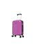 Aerostar 20” Lightweight Small Hard Suitcase Cabin Hand Luggage 4 Spinner Wheels Carry On 55x35x20 | Accepted on All Airlines easyjet, RyanAir, British Airways, Emirates & More (Purple, 35 Litre)
