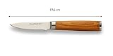 ECHTWERK 5-częściowy zestaw noży damasceńskich, zestaw noży kuchennych, nóż szefa kuchni, nóż Santoku, nóż do mięsa, nóż uniwersalny, nóż do obierania, stal damasceńska, gładka krawędź