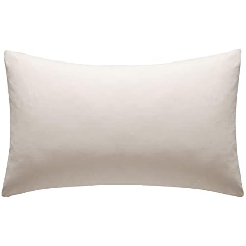 Cream Extra Large Polycotton Pillow Cases 22" x 31" - 1 Pair Cover