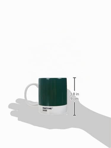 Pantone Kaffeetasse, Porzellan, Dark Green 3435, 8.4 x 8.4 x 12.1 cm – Ansicht 4