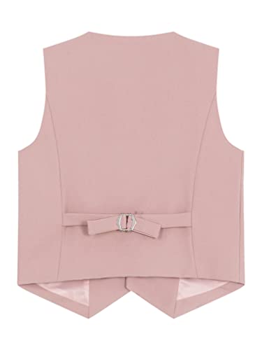 Sywiyi Kids Boy's 4 Button-Down Formal Suit Vest Waistcoat Formal Wedding Birthday Party Vest2