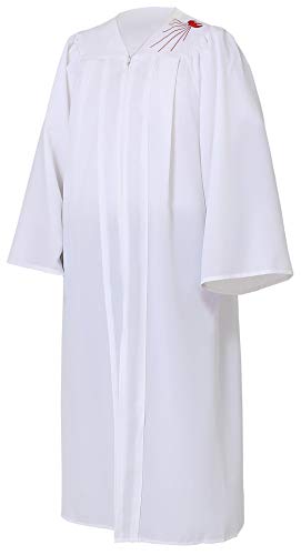 IvyRobes Unisex-Adult's Confirmation Robe Choir Robe for Baptisms with Dove