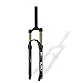 Bike Suspension Fork 29/27.5/26in For Mountain Bike Travel 120mm Straight/Tapered Front Forks Manual/Remote Disc Brake QR 9MM Bike Air Fork