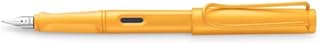 LAMY safari candy 021 pióro wieczne nowoczesne pióro w kolorze mango z ergonomicznym uchwytem i ponadczasowym wzornictwem grubość stalówki F model specjalny
