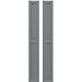 Ekena Millwork ARW101BF207X59CHH Americraft Exterior Real Wood Two Equal Panel Framed Board-n-Batten Shutters (Per Pair), 7"W x 59"H, Ocean Swell